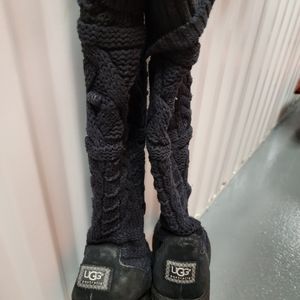 Ugg black long boots size 8 winter